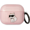 Karl Lagerfeld KLA3HNCHTCP Airpods 3 cover pink/pink Ikonik Choupette - (KF001573-0)