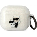 Karl Lagerfeld KLA3HNKCTGT Airpods 3 cover transparent Gliter Karl&Choupette - (KF001576-0)