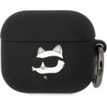 Karl Lagerfeld KLA3RUNCHK AirPods 3 cover black/black Silicone Choupette Head 3D - (KF001470-0)