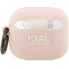 Karl Lagerfeld KLA3RUNCHP AirPods 3 cover pink/pink Silicone Choupette Head 3D - (KF001476-0)