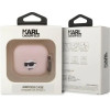 Karl Lagerfeld KLA3RUNCHP AirPods 3 cover pink/pink Silicone Choupette Head 3D - (KF001476-0)