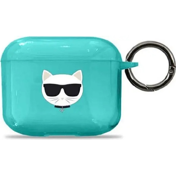 Karl Lagerfeld KLA3UCHFL AirPods 3 cover niebieski/blue Choupette - (KF000629-0)