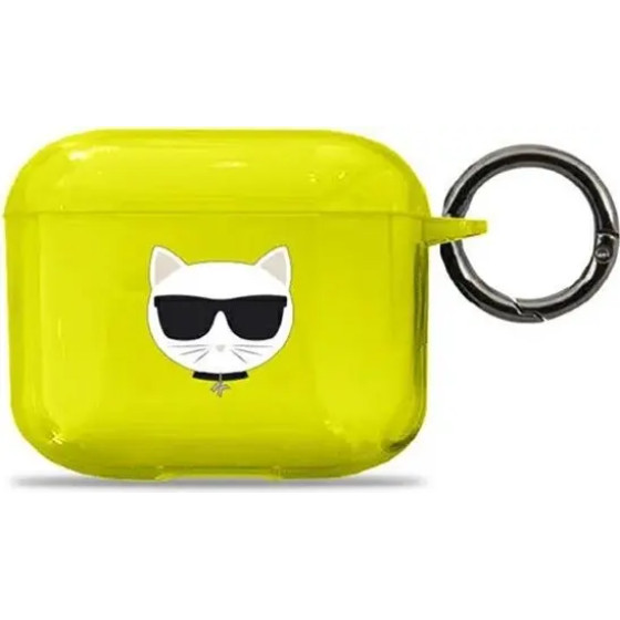 Karl Lagerfeld KLA3UCHFY AirPods 3 cover zolty/yellow Choupette - (KF000635-0)