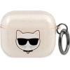 Karl Lagerfeld KLA3UCHGD AirPods 3 cover zloty/gold Glitter Choupette - (KF000647-0)
