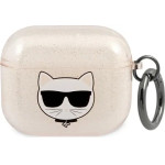 Karl Lagerfeld KLA3UCHGD AirPods 3 cover zloty/gold Glitter Choupette - (KF000647-0)