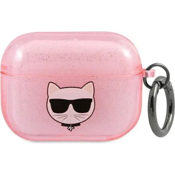 Karl Lagerfeld KLA3UCHGP AirPods 3 cover rozowy/pink Glitter Choupette - (KF000641-0)