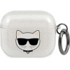 Karl Lagerfeld KLA3UCHGS AirPods 3 cover srebrny/silver Glitter Choupette - (KF000644-0)