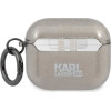 Karl Lagerfeld KLA3UKHGK AirPods 3 cover czarny/black Glitter Karl`s Head - (KF000833-0)