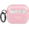 Karl Lagerfeld KLA3UKHGP AirPods 3 cover rozowy/pink Glitter Karl`s Head - (KF000839-0)