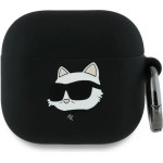 Karl Lagerfeld KLA4RUNCHK AirPods 4 cover black/black Silicone Choupette Head 3D - (KF002504-0)