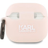 Karl Lagerfeld KLA4RUNCHP AirPods 4 cover pink Silicone Choupette Head 3D - (KF002505-0)