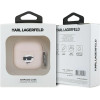 Karl Lagerfeld KLA4RUNCHP AirPods 4 cover pink Silicone Choupette Head 3D - (KF002505-0)