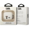 Karl Lagerfeld KLACA3SILKCW AirPods 3 cover white/white Silicone Karl & Choupette - (KF001580-0)