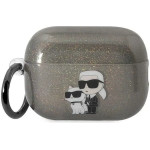 Karl Lagerfeld KLAP2HNKCTGK Airpods Pro 2 cover black/black Gliter Karl&Choupette - (KF001511-0)