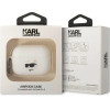 Karl Lagerfeld KLAP2RUNCHH AirPods Pro 2 cover white/white Silicone Choupette Head 3D - (KF001481-0)