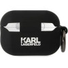 Karl Lagerfeld KLAP2RUNCHK AirPods Pro 2 cover black/black Silicone Choupette Head 3D - (KF001480-0)