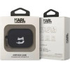 Karl Lagerfeld KLAP2RUNCHK AirPods Pro 2 cover black/black Silicone Choupette Head 3D - (KF001480-0)
