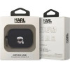 Karl Lagerfeld KLAP2RUNIKK AirPods Pro 2 cover black/black Silicone Karl Head 3D - (KF001477-0)