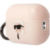 Karl Lagerfeld KLAP2RUNIKP AirPods Pro 2 cover pink/pink Silicone Karl Head 3D - (KF001479-0)