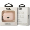 Karl Lagerfeld KLAP2RUNIKP AirPods Pro 2 cover pink/pink Silicone Karl Head 3D - (KF001479-0)