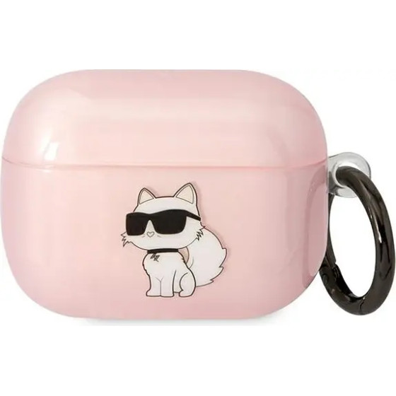 Karl Lagerfeld KLAPHNCHTCP Airpods Pro cover pink/pink Ikonik Choupette - (KF001572-0)