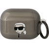Karl Lagerfeld KLAPHNIKTCK AirPods Pro cover black/black Karl's Head - (KF001568-0)
