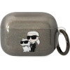 Karl Lagerfeld KLAPHNKCTGK Airpods Pro cover black/black Gliter Karl&Choupette - (KF001578-0)
