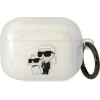 Karl Lagerfeld KLAPHNKCTGT Airpods Pro cover transparent Gliter Karl&Choupette - (KF001575-0)