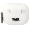 Karl Lagerfeld KLAPRUNCHH AirPods Pro cover white/white Silicone Choupette Head 3D - (KF001472-0)