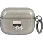Karl Lagerfeld KLAPUKHGK AirPods Pro cover czarny/black Glitter Karl`s Head - (KF000832-0)
