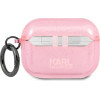 Karl Lagerfeld KLAPUKHGP AirPods Pro cover rozowy/pink Glitter Karl`s Head - (KF000838-0)