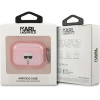 Karl Lagerfeld KLAPUKHGP AirPods Pro cover rozowy/pink Glitter Karl`s Head - (KF000838-0)