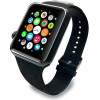 Karl Lagerfeld KLAWLSLCK Apple Watch Strap 42/44 / 45mm black / black strap Silicone Choupette Heads - (KF000856-0)