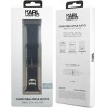 Karl Lagerfeld KLAWLSLCK Apple Watch Strap 42/44 / 45mm black / black strap Silicone Choupette Heads - (KF000856-0)