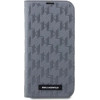 Karl Lagerfeld KLBKP14LSAKLHPG iPhone 14 Pro 6.1'' bookcase silver/silver Saffiano Monogram - (KF001637-0)