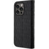 Karl Lagerfeld KLBKP14LSAKLHPK iPhone 14 Pro 6.1'' bookcase black/black Saffiano Monogram - (KF001619-0)