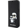 Karl Lagerfeld KLBKP14LSANKCPK iPhone 14 Pro 6.1'' bookcase black/black Saffiano Karl & Choupette - (KF001613-0)