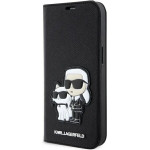 Karl Lagerfeld KLBKP14LSANKCPK iPhone 14 Pro 6.1'' bookcase black/black Saffiano Karl & Choupette - (KF001613-0)