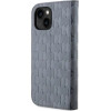 Karl Lagerfeld KLBKP14SSAKLHPG iPhone 14 6.1 bookcase silver/silver Saffiano Monogram - (KF001636-0)
