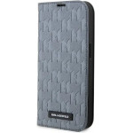Karl Lagerfeld KLBKP14XSAKLHPG iPhone 14 Pro Max 6.7 bookcase silver/silver Saffiano Monogram - (KF001621-0)