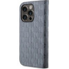 Karl Lagerfeld KLBKP14XSAKLHPG iPhone 14 Pro Max 6.7 bookcase silver/silver Saffiano Monogram - (KF001621-0)