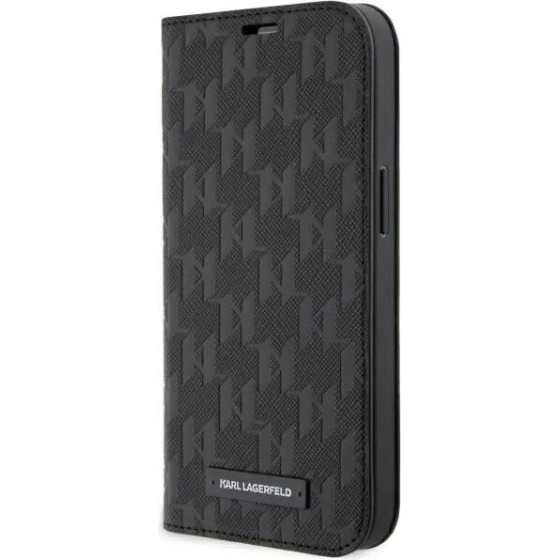 Karl Lagerfeld KLBKP14XSAKLHPK iPhone 14 Pro Max 6.7 bookcase black/black Saffiano Monogram - (KF001620-0)