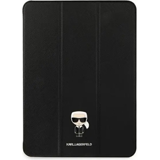 Karl Lagerfeld KLFC12OKMK iPad 12.9'' Pro 2021 Book Cover czarny/black Saffiano Karl Iconic - (KF000716-0)