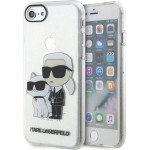 Karl Lagerfeld KLHCI8HNKCTGT iPhone 7/8/ SE 2020 / SE 2022 transparent hardcase Gliter Karl&Choupette - (KF001581-0)