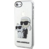 Karl Lagerfeld KLHCI8HNKCTGT iPhone 7/8/ SE 2020 / SE 2022 transparent hardcase Gliter Karl&Choupette - (KF001581-0)