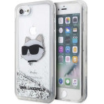 Karl Lagerfeld KLHCI8LNHCCS iPhone 7/8/ SE 2020/2022 silver/silver hardcase Glitter Choupette Head - (KF001527-0)