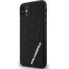 Karl Lagerfeld KLHCN613DMKRLK iPhone 11 / Xr 6.1 black/black hardcase 3D Rubber Multi Logo - (KF001762-0)