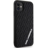 Karl Lagerfeld KLHCN613DMKRLK iPhone 11 / Xr 6.1 black/black hardcase 3D Rubber Multi Logo - (KF001762-0)