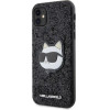 Karl Lagerfeld KLHCN61G2CPK iPhone 11 / Xr 6.1'' black/black hardcase Glitter Choupette Patch - (KF001662-0)