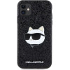 Karl Lagerfeld KLHCN61G2CPK iPhone 11 / Xr 6.1'' black/black hardcase Glitter Choupette Patch - (KF001662-0)